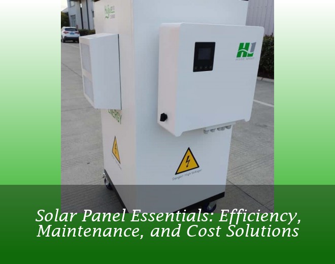 Solar Panel Essentials: Efficiency, Maintenance, and Cost Solutions
